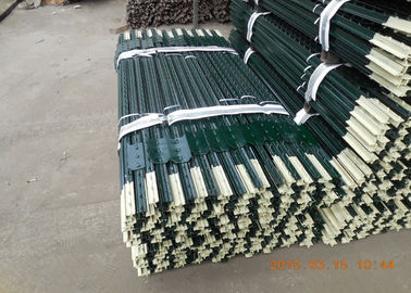 Heavy Duty Green Metal T Post / Farm Fence Posts Bituminous Painted Surface