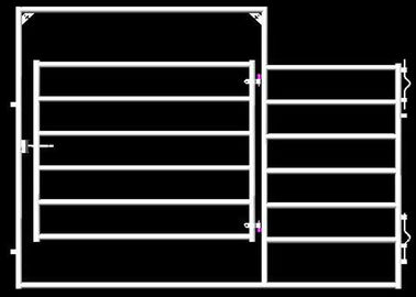 Galvanized Square Tube Livestock Fence Panel With 40X40MM For 1.5MM thickness Used in New Zealand